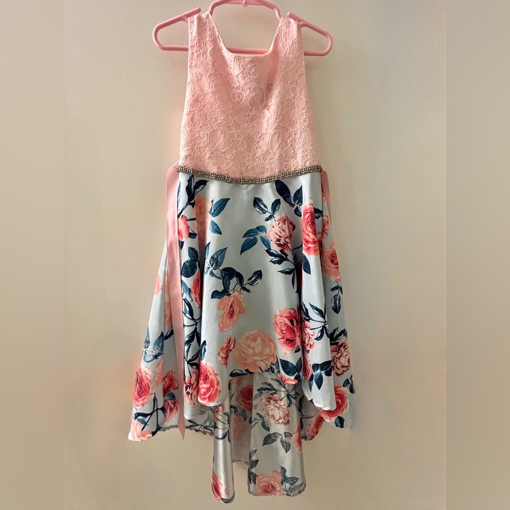 Rare Editions girls high low dress